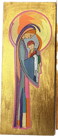 Maryjka złoto-pastelowa